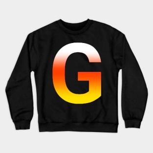 Fire Letter G Crewneck Sweatshirt